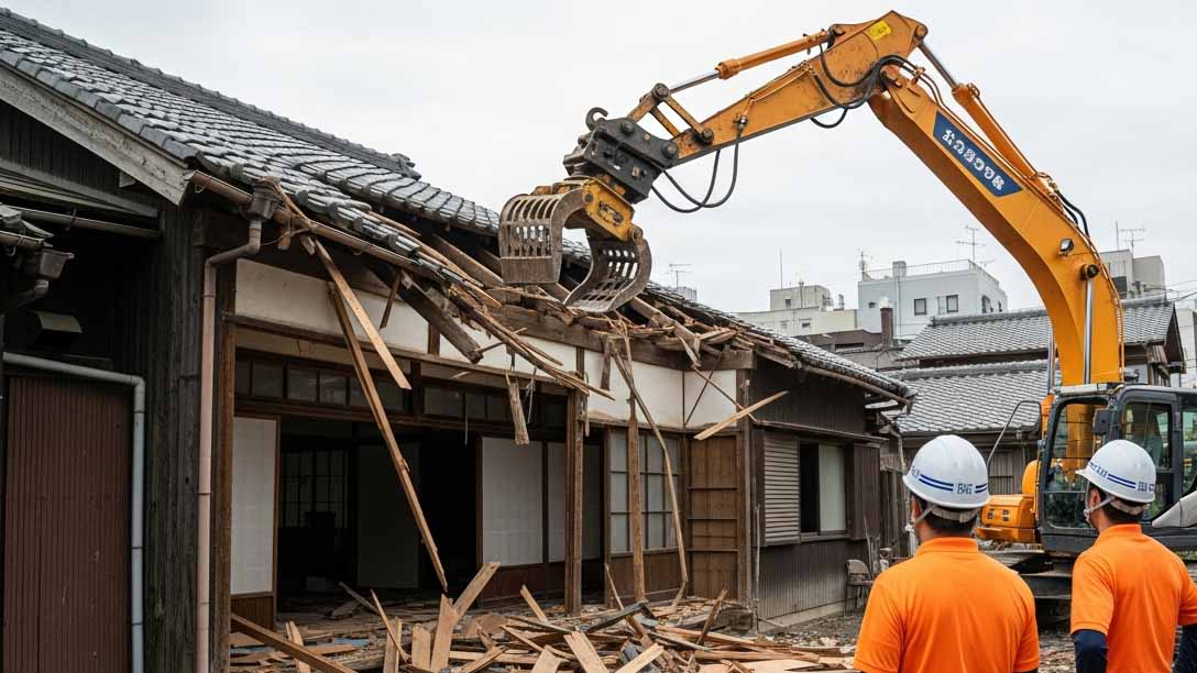 不動産売却・家屋解体工事のイメージ