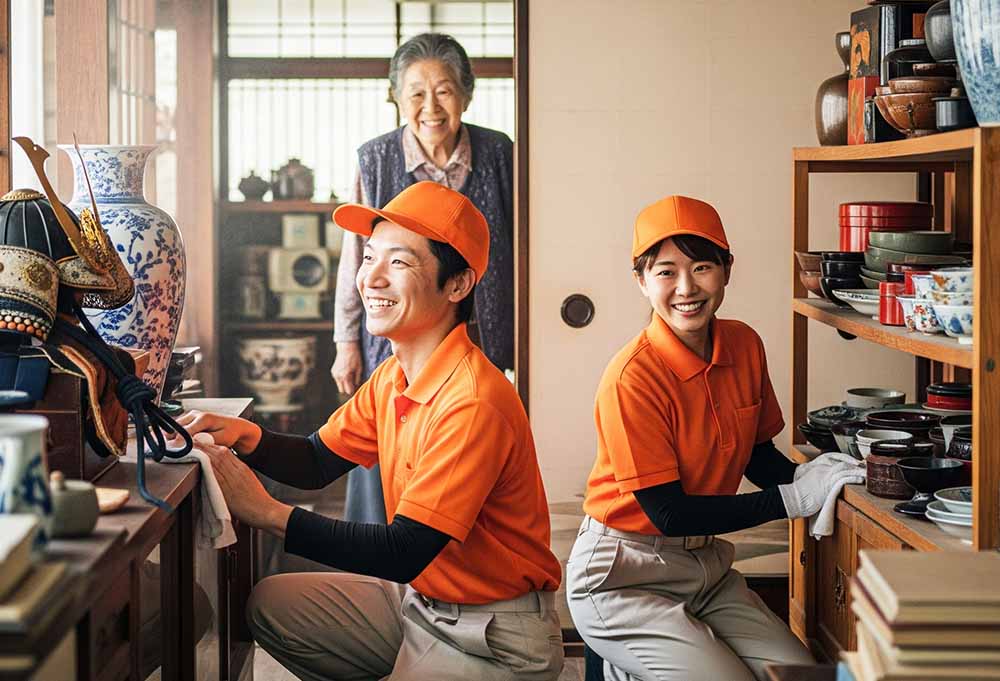 遺品整理の様子